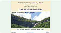 Desktop Screenshot of fallscountrymotel.com